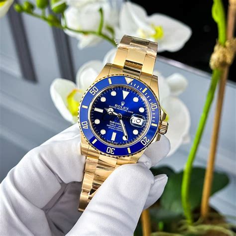 rolex submariner blue gold 2020|rolex blue submariner 2022.